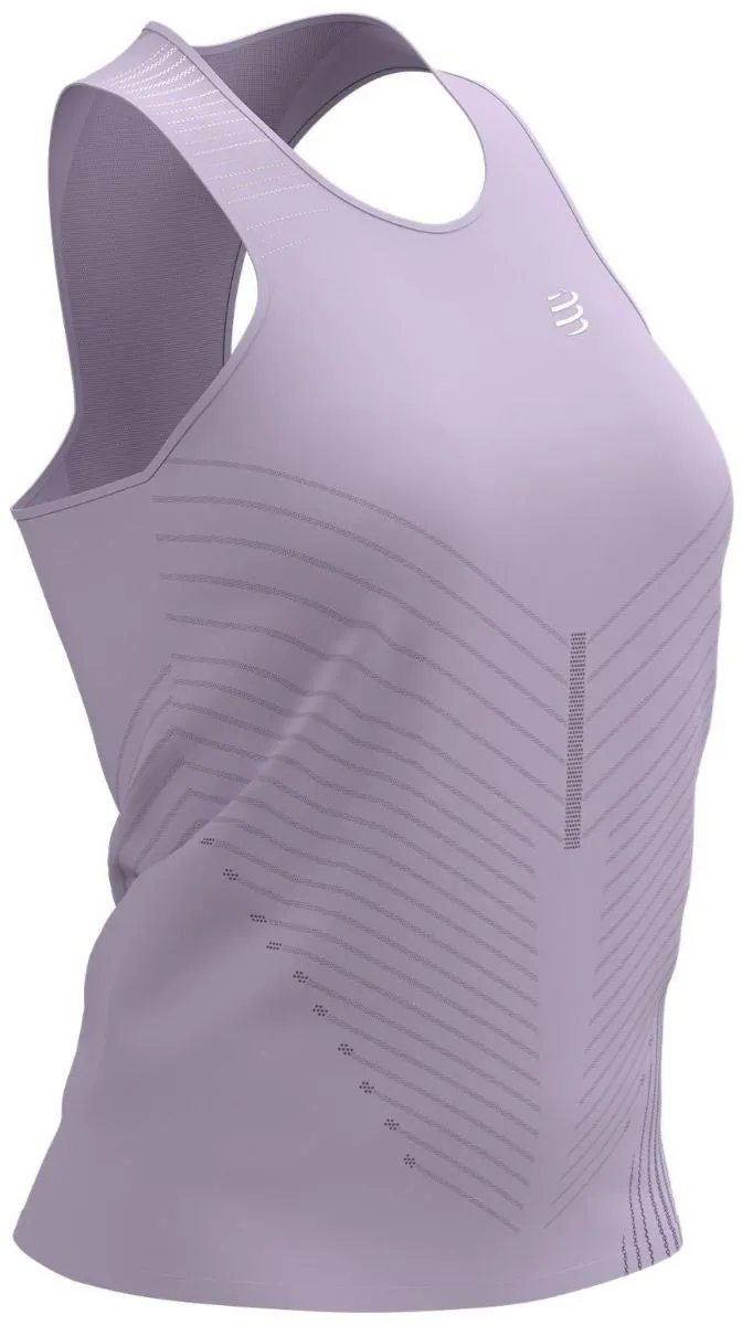 Desert use Chic Active Compressport Performance Womens Running Vest Tank Top - Purple