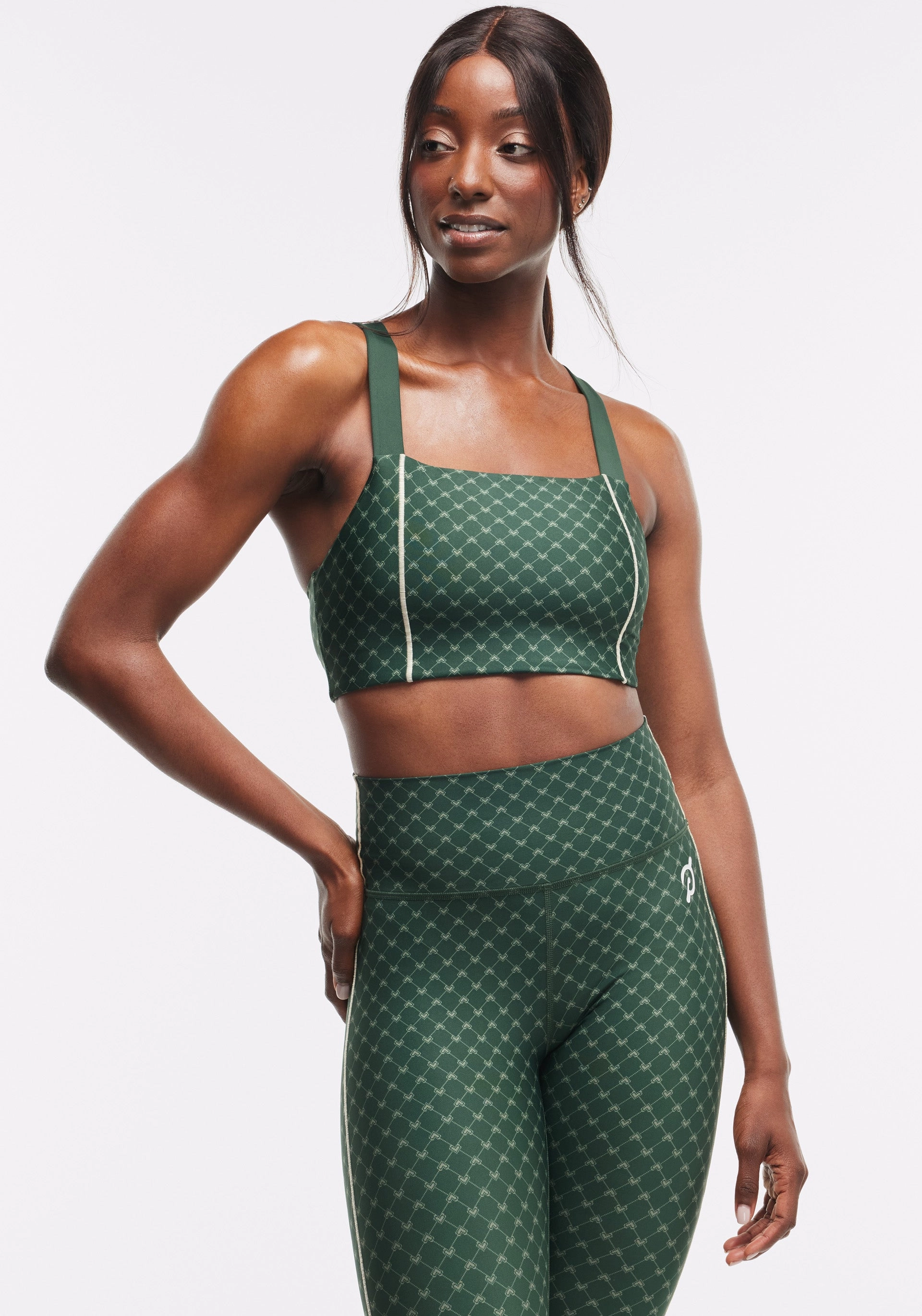 Endurance Light Square Neck Bra Tasseled edges Supportive Comfort