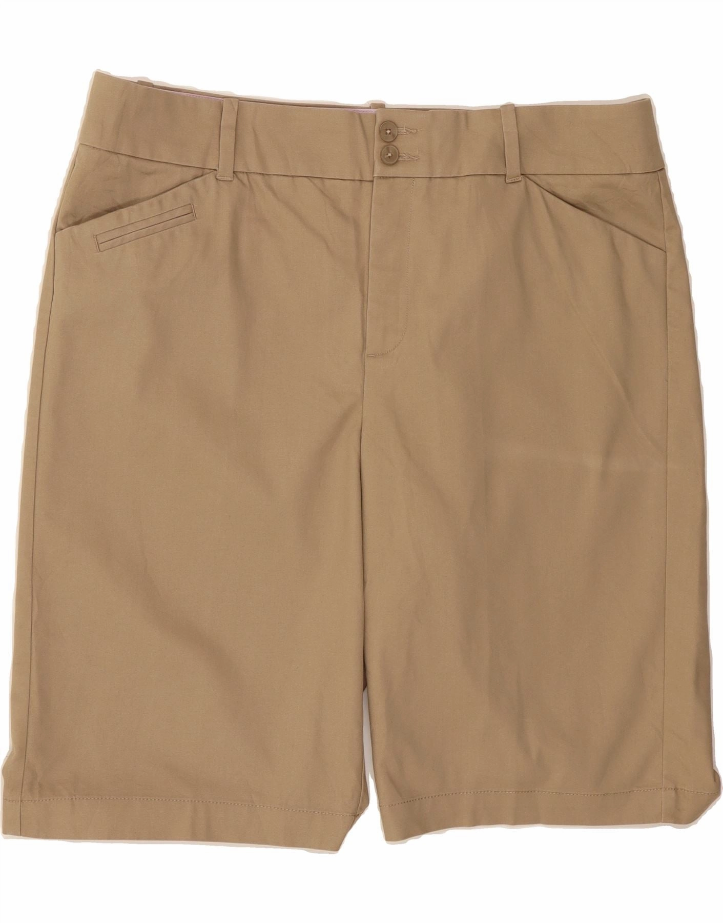 DOCKERS Mens Casual Shorts US 16 2XL W36 Beige Cotton Comfort Waist