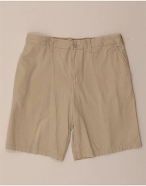 Stylish Comfort EDDIE BAUER Mens Chino Shorts W34 Large  Beige Cotton