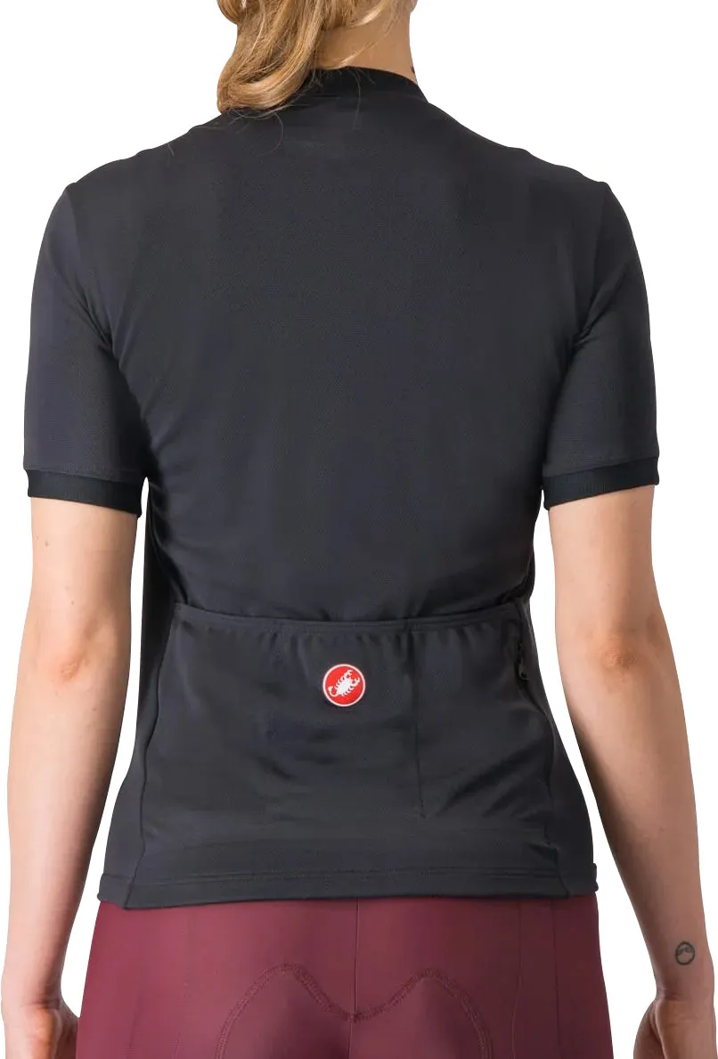 Castelli Libera Short Sleeve Womens Cycling Jersey - Black comfortable top Summer Favorite