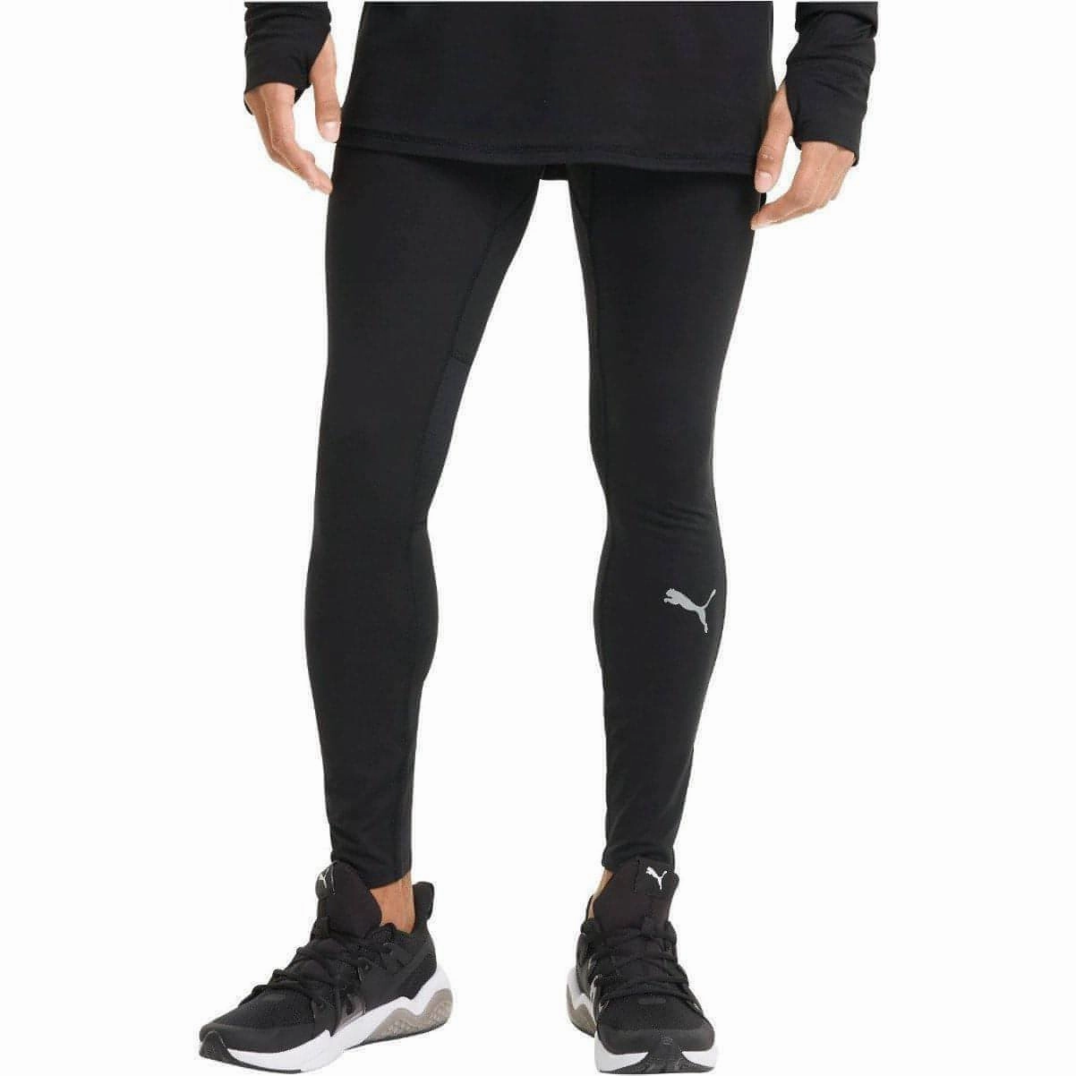 Puma Favourite Mens Long Running Tights - Black Lightweight Material Pilates Session Ultimate support