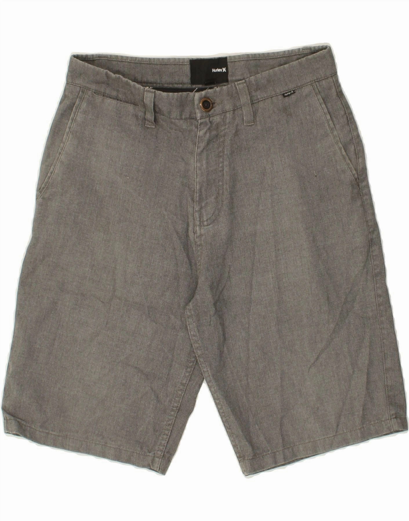 HURLEY Mens Chino Shorts W30 Medium Grey Adaptive Tension Control