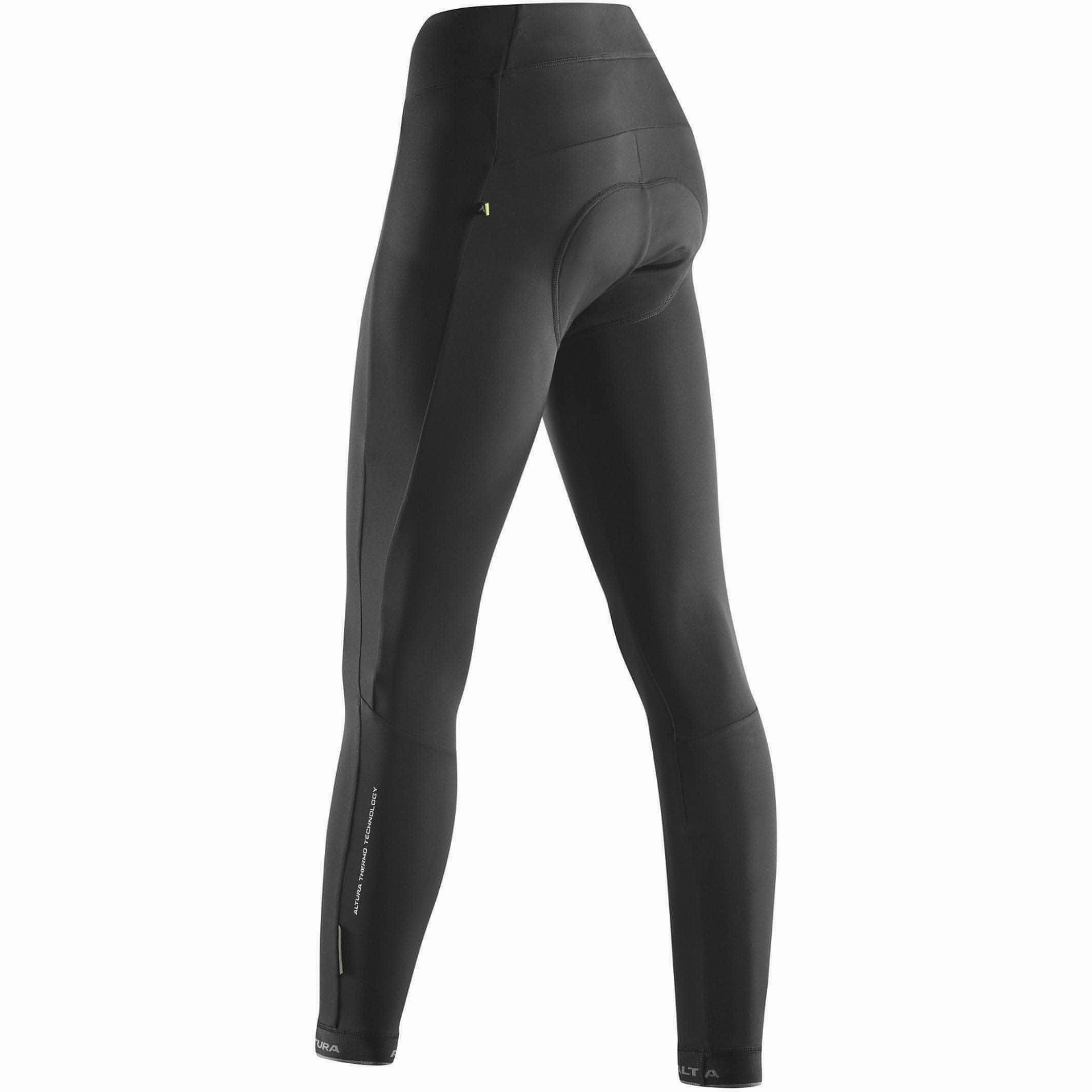 Bonded Seamless Edges Quick Dry Home Lounge Altura Progel 2 Womens Waist Cycling Tights - Black