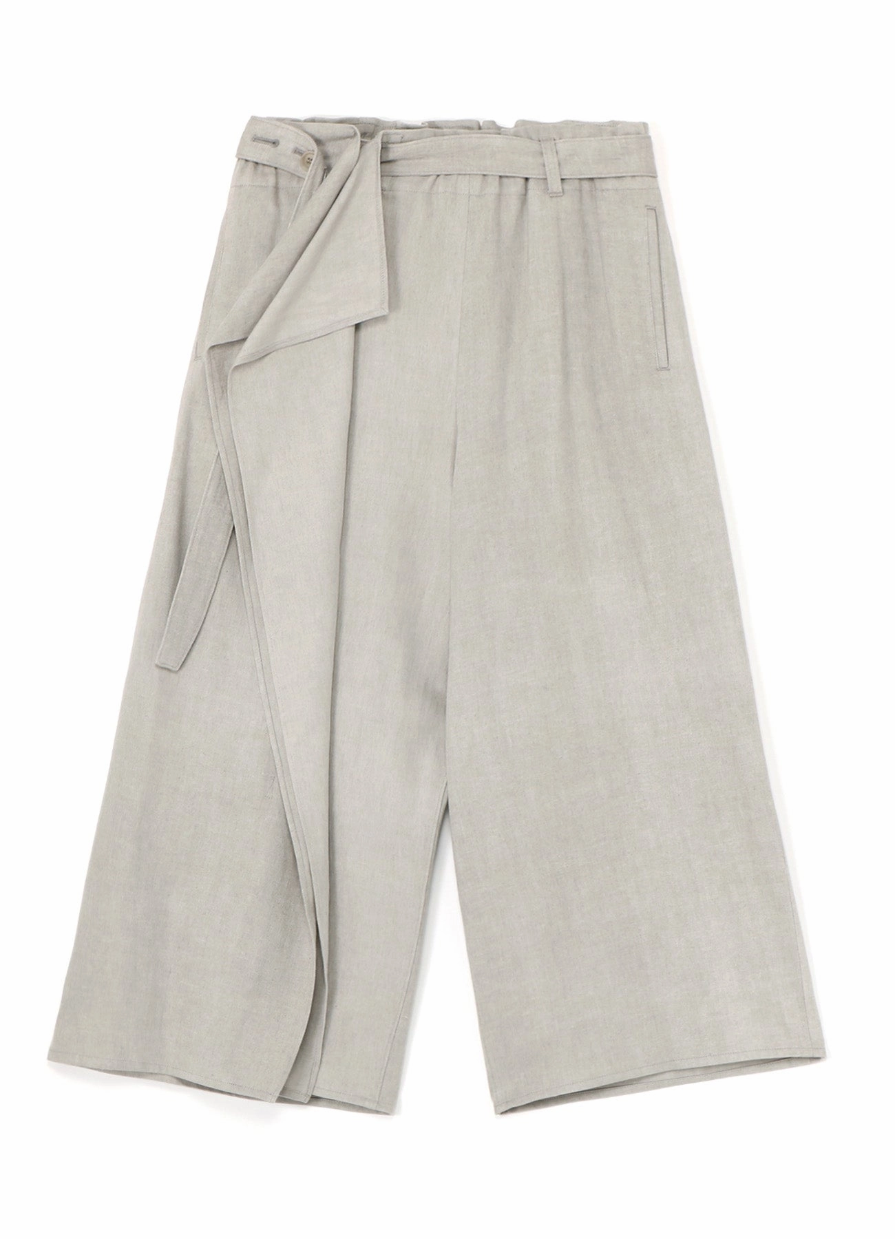 L/C INK DYED HEAVY DENIM BELTED PANTS Outdoor Layer Light Shape