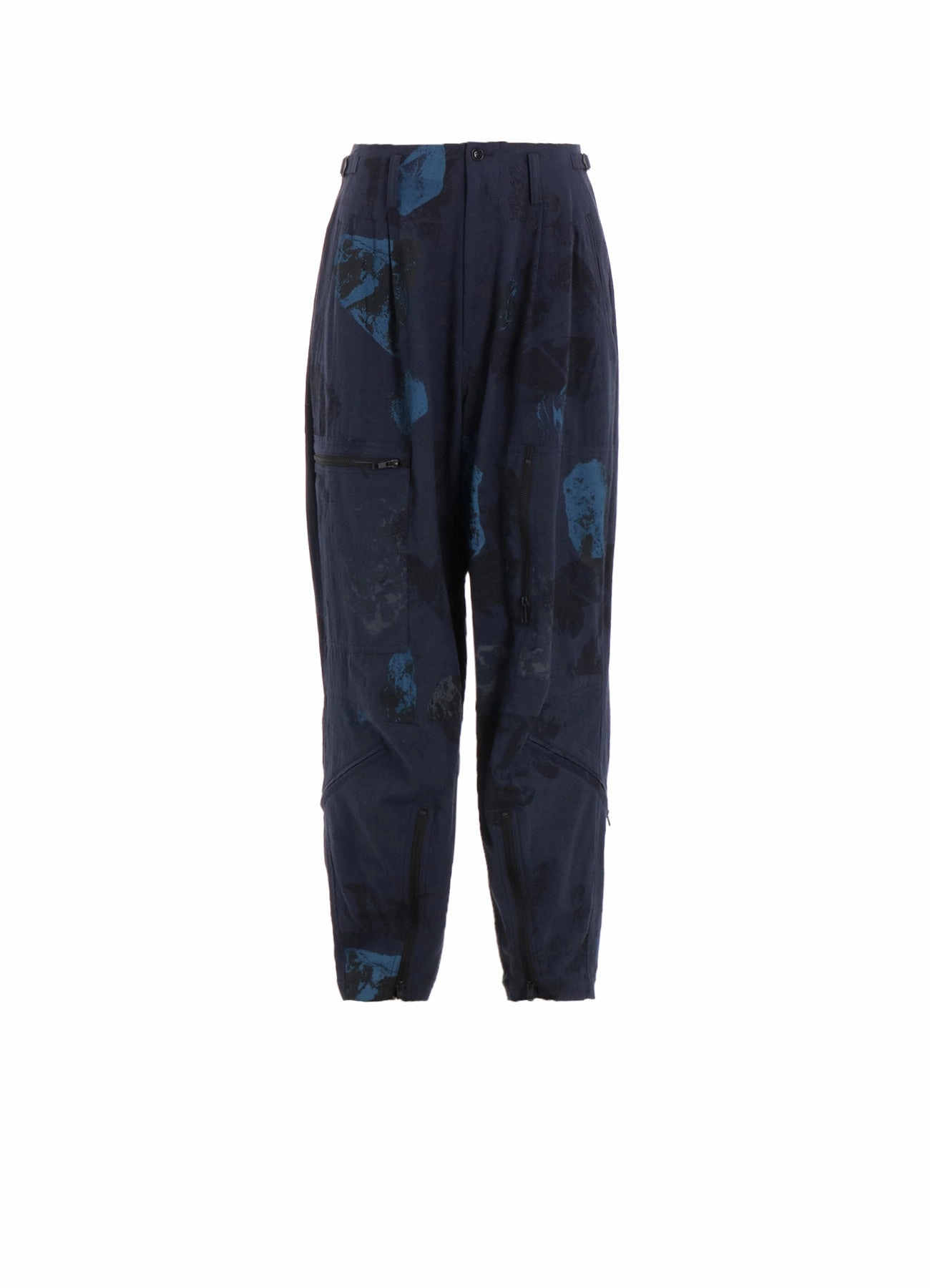 Hidden pockets Durable Material C/L POPLIN STONE DESIGN FLIGHT PANTS