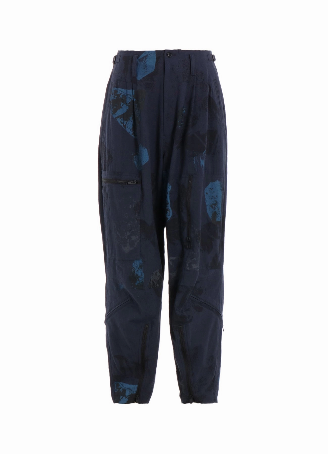 C/L POPLIN STONE DESIGN FLIGHT PANTS Timeless Look Move Easy