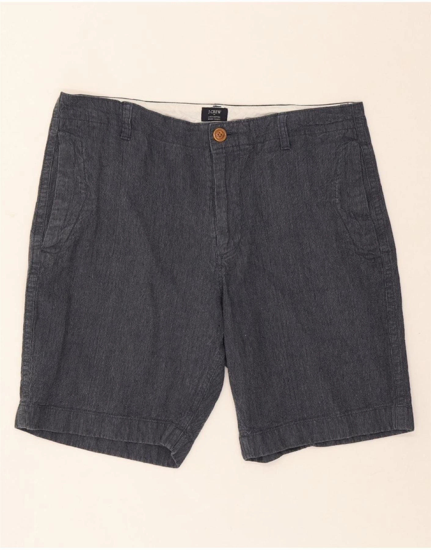 Outdoor Apparel J. CREW Mens Chino Shorts W32 Medium Navy Blue