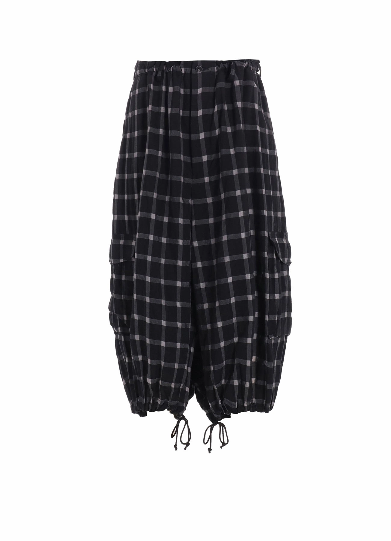 Soft Comfort Timeless Utility COTTON CUPRO PLAID PANTS