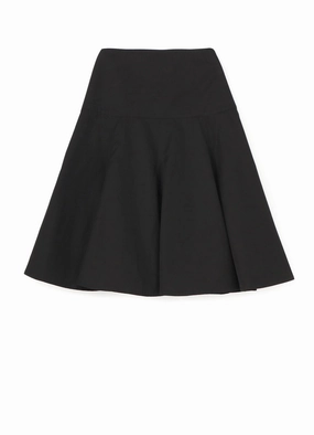 Comfortable Look Comfy Style COTTON GABARDINE  FLARE SKT