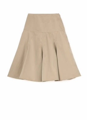 HighRiseWaistband COTTON GABARDINE  FLARE SKT