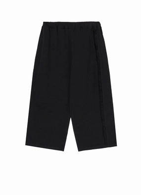 COTTON JERSEY FRILL 4/5 LENGTH PANTS Slim Fit Design Windproof Membrane