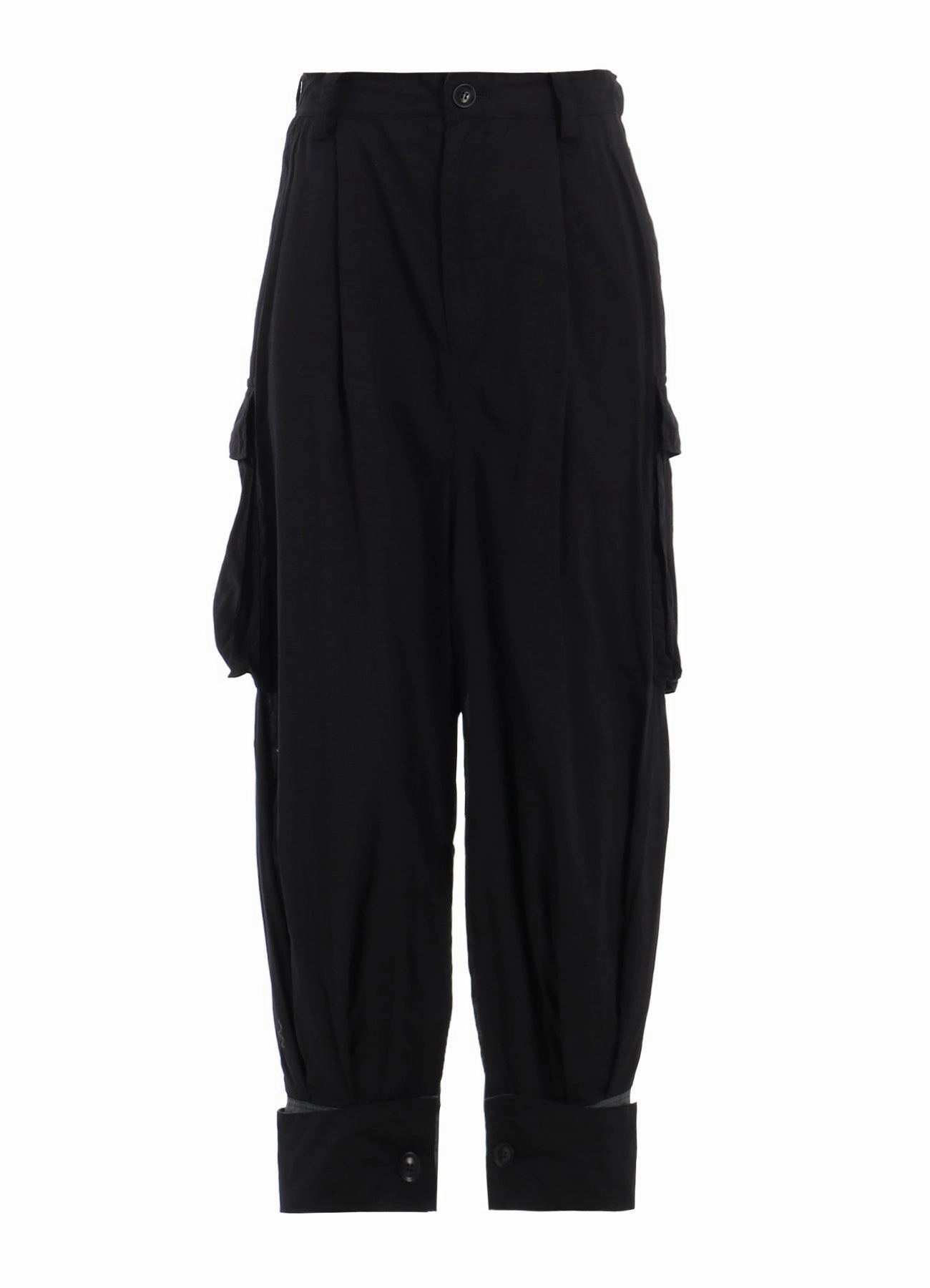 Chic Vibe COTTON LAWN GARMENT DYE KHEM CUFFS CARGO PANTS