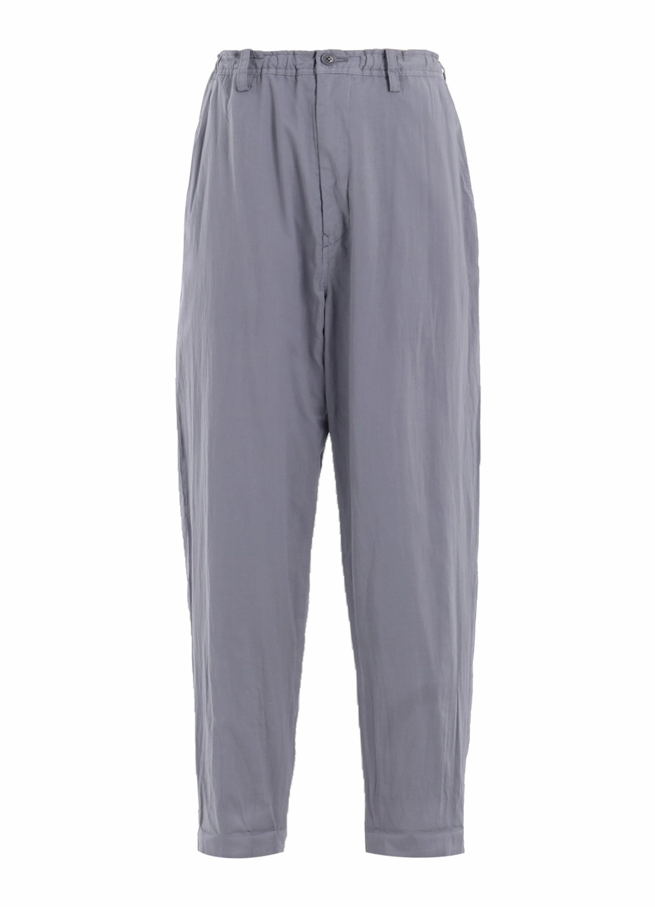 COTTON LAWN GARMENT DYE SLIM PANTS HighWaistSupport Athletic Fit