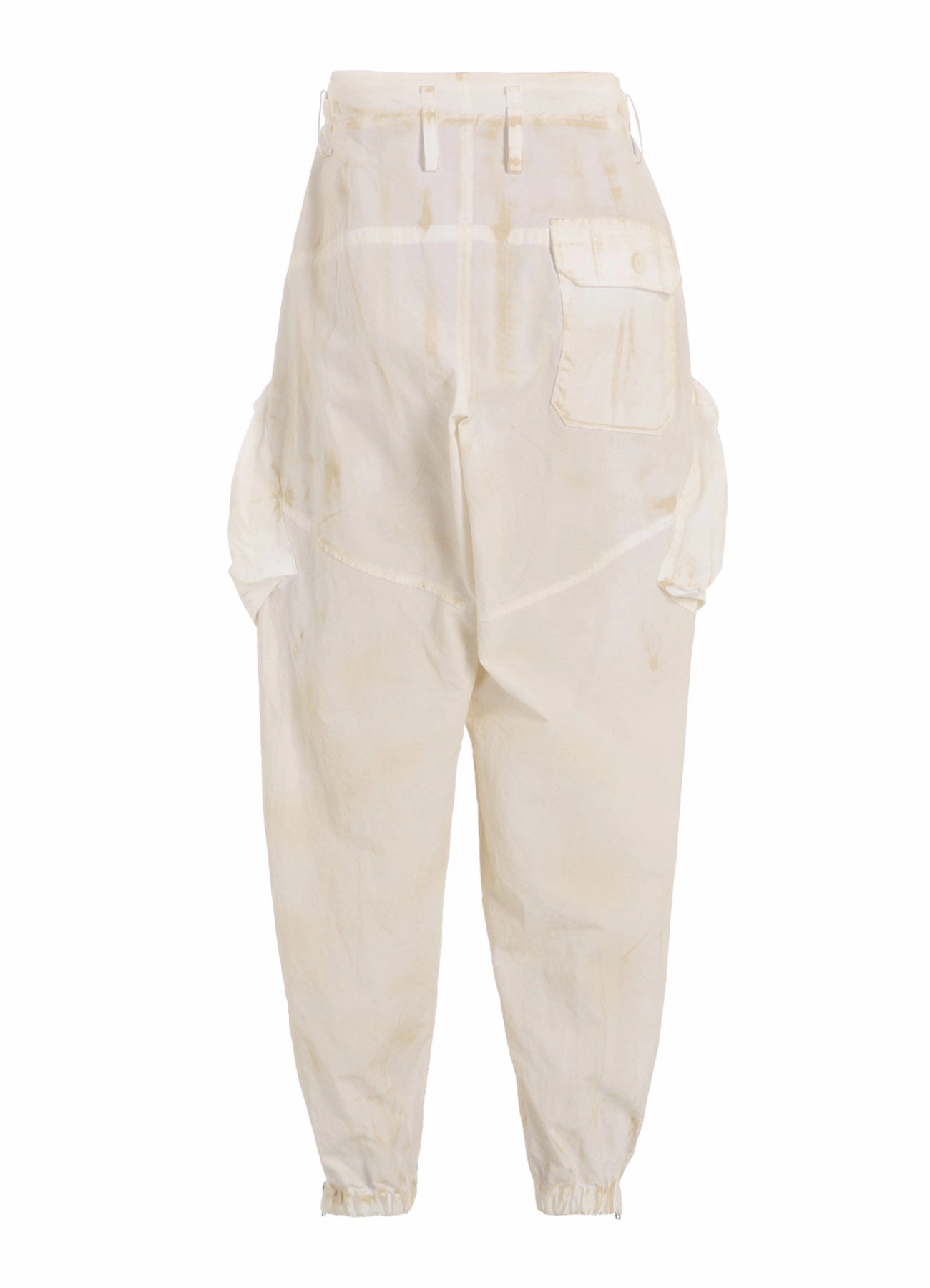 COTTON LINEN DUMP ROOLER PRINTING ZIP POCKET PANTS No Fuss Warm Layer