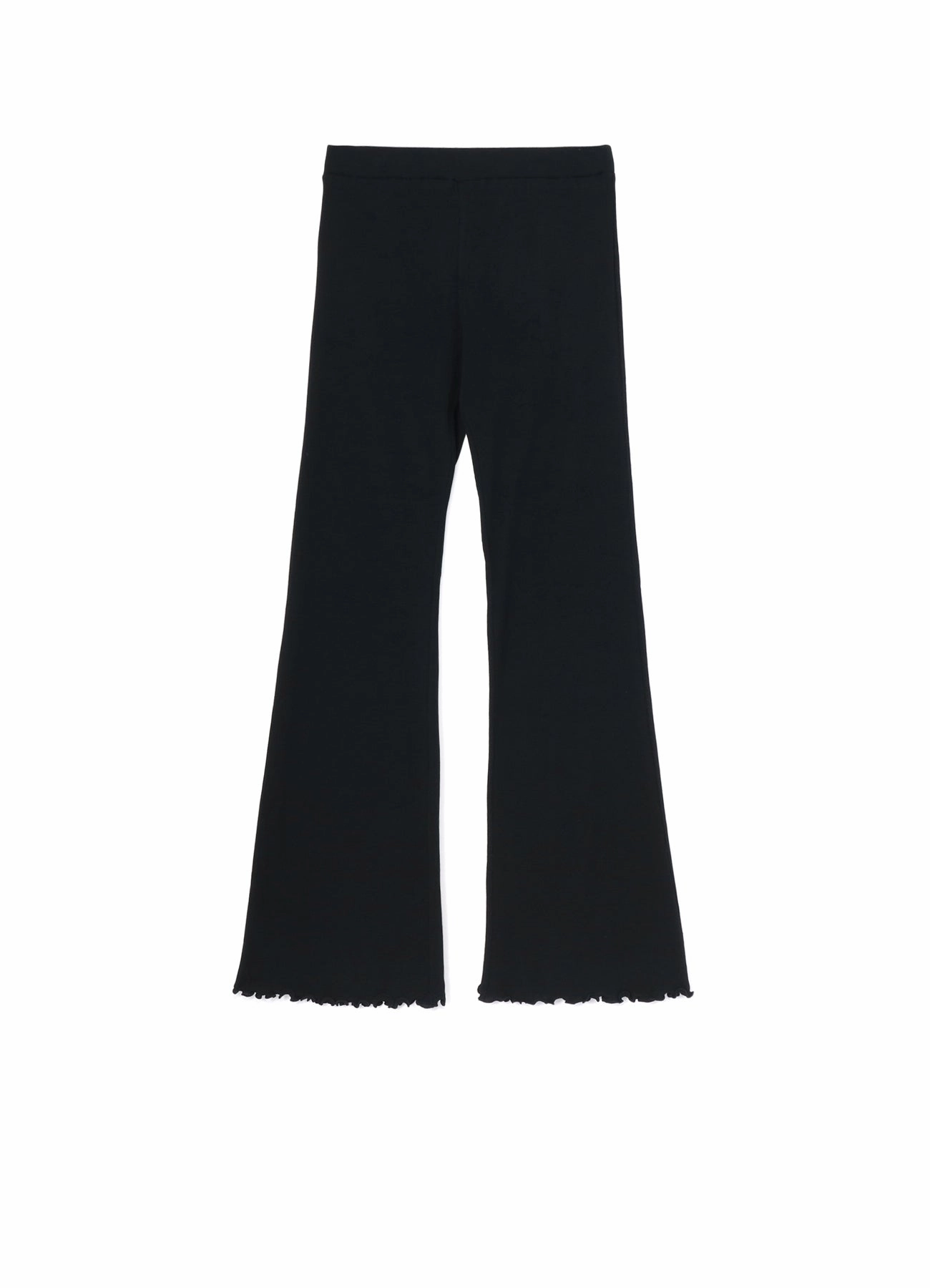 Smooth Fit Lining Soft and Light COTTON RAYON RIB FLARE PANTS