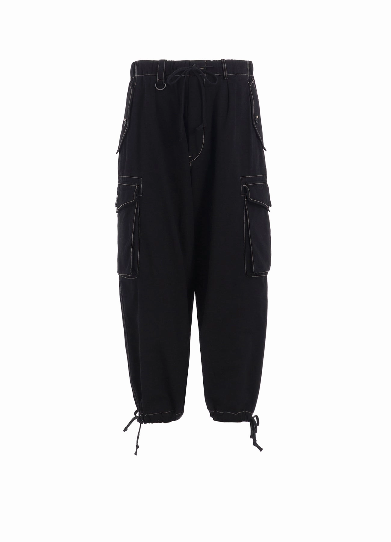 COTTON TWILL GARMENT DYED BALLOON CARGO PANTS Comfy Style Day To Night