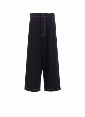 Easy Care Fabric Finish Stretchable Fabric COTTON TWILL GARMENT DYED SUSPENDER PANTS