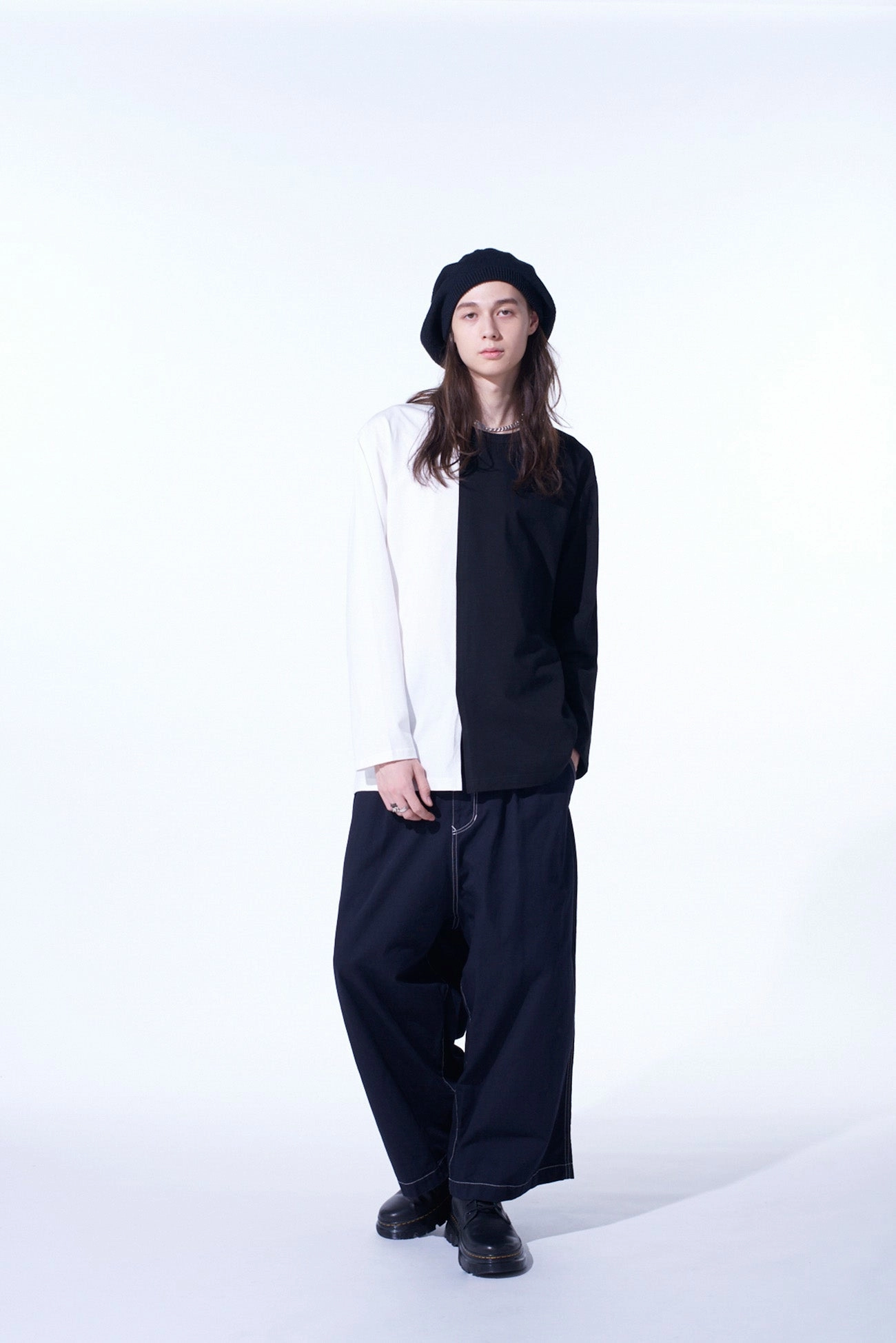 COTTON TWILL GARMENT DYED SUSPENDER PANTS Comfortable Layering FadeResistantTreatment