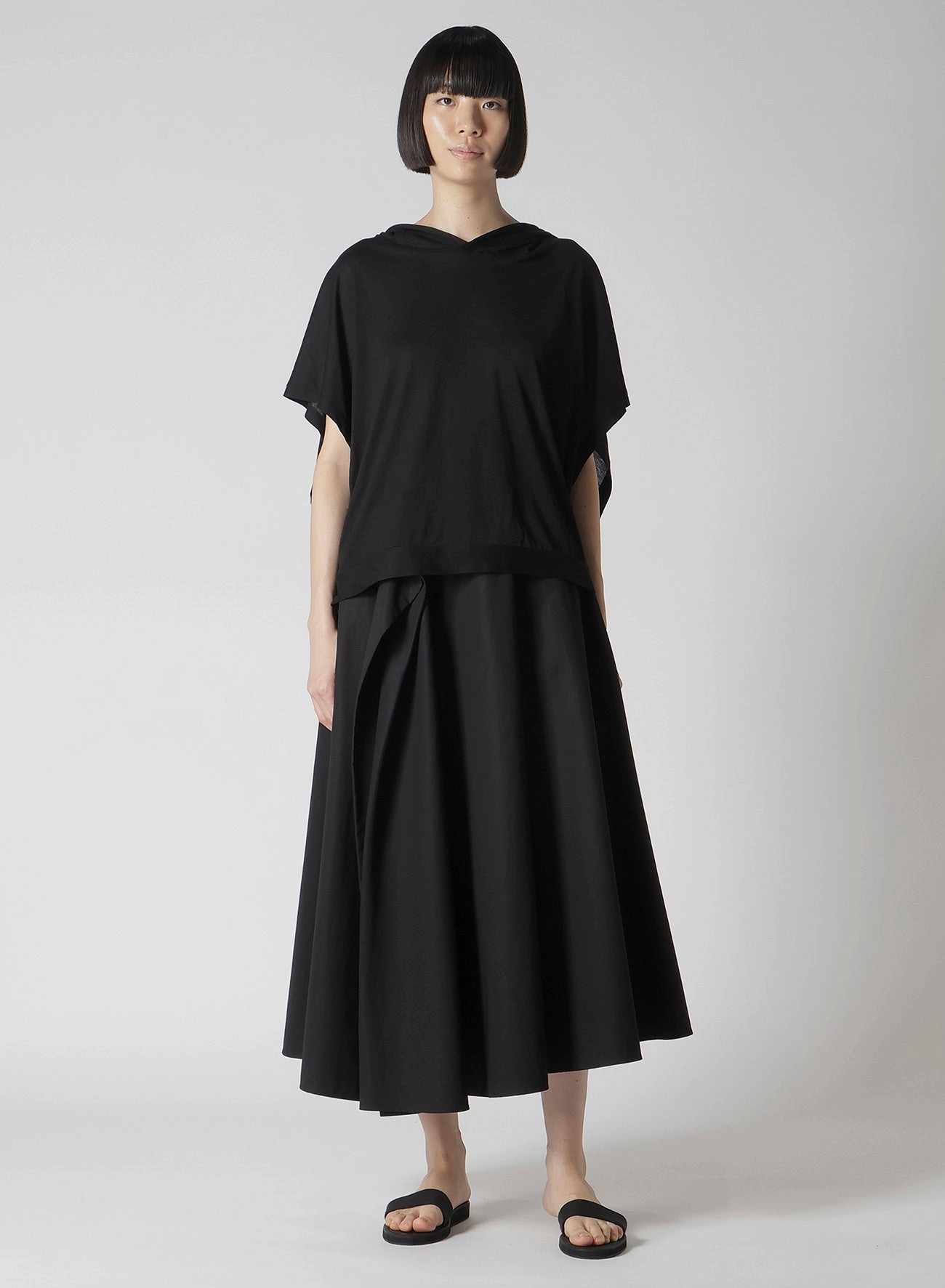 COTTON TWILL REVERSIBLE SKIRT Workout-ready