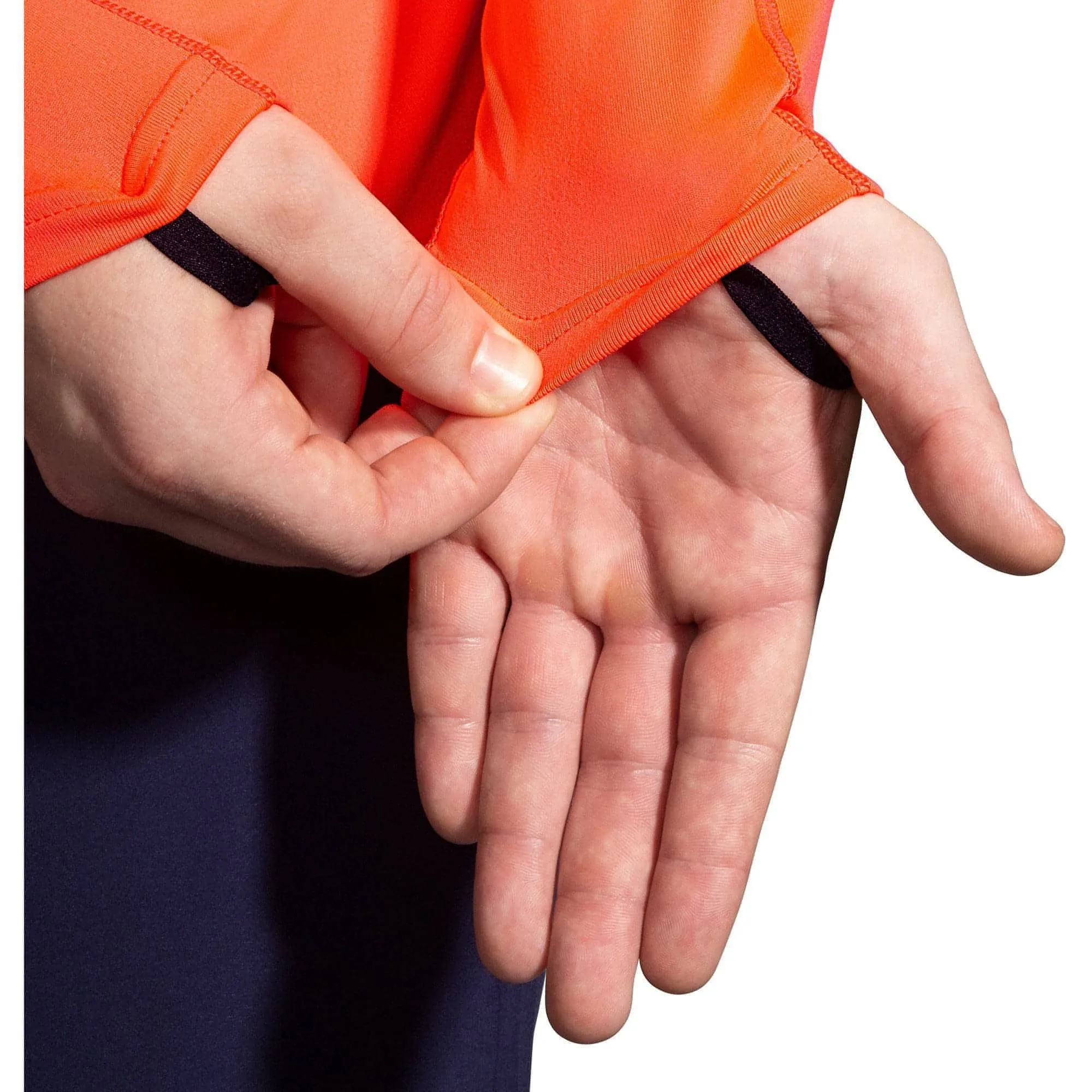 Brooks Dash Half Zip Long Sleeve Mens Running Top - Orange Outdoor Ready