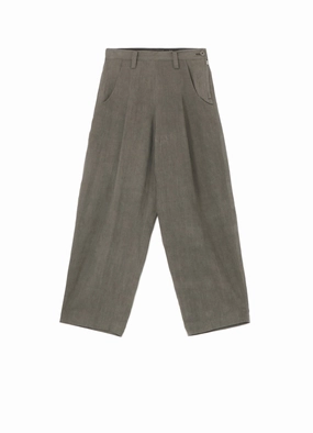 Trendy Layering L/C INK DYED LIGHT DENIM SIDE OPEN PANTS