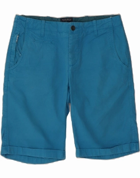 WOOLRICH Mens Casual Shorts W31 Medium  Blue Cotton Bold colors