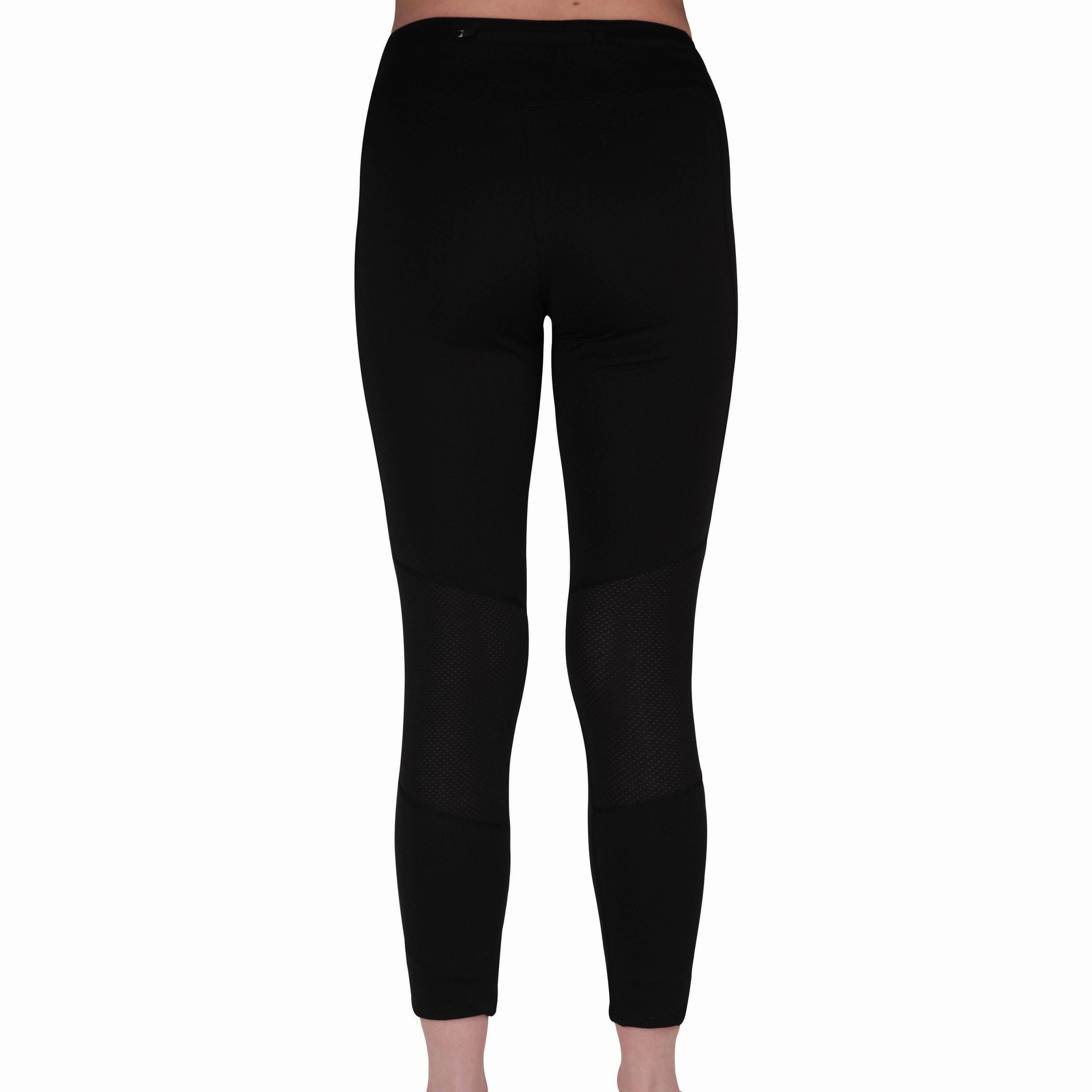 Layering Comfort Light support More Mile Excel Womens 7/8 Running Tights - Black