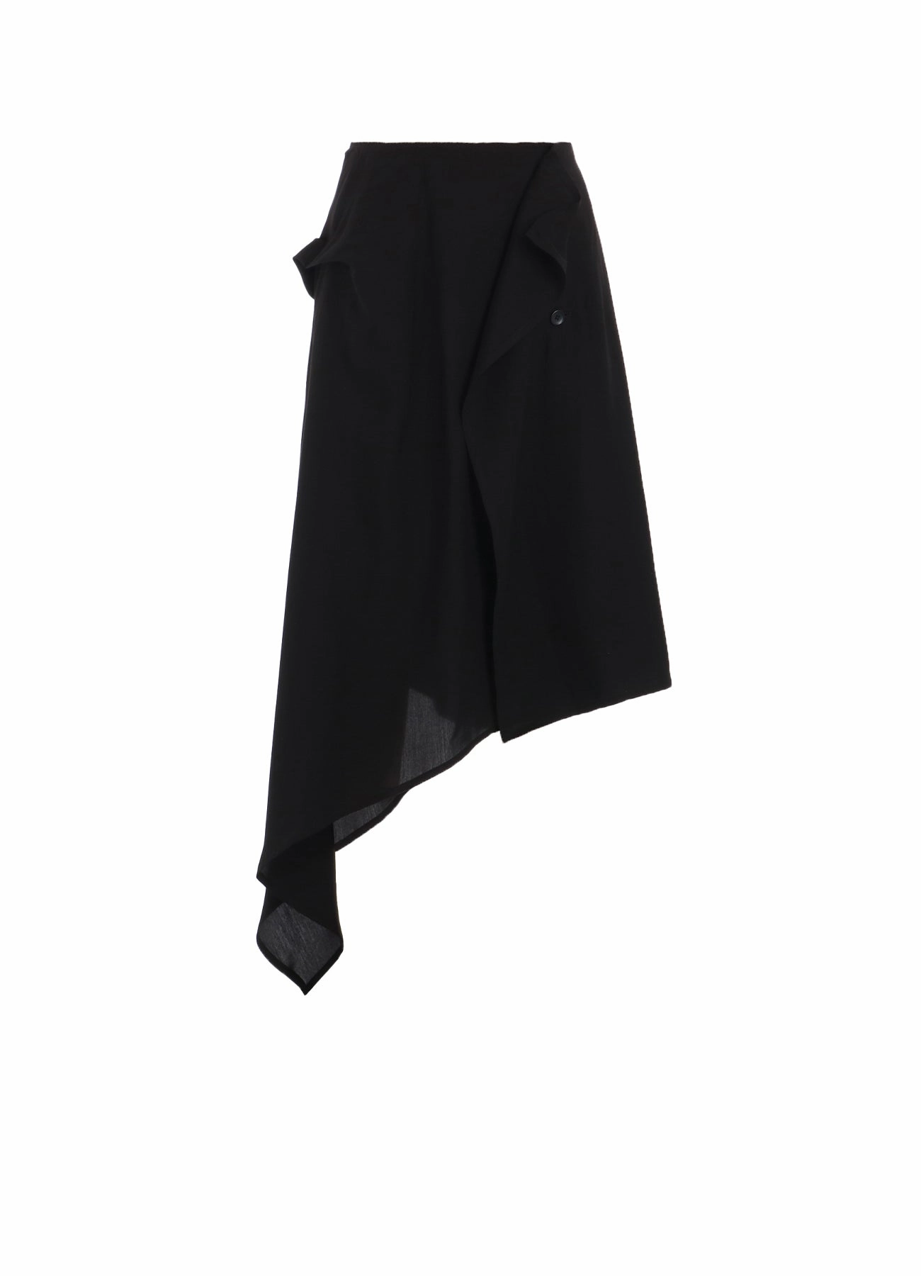 Versatile Layer Ergonomic Cut POPLIN WRAP SKIRT