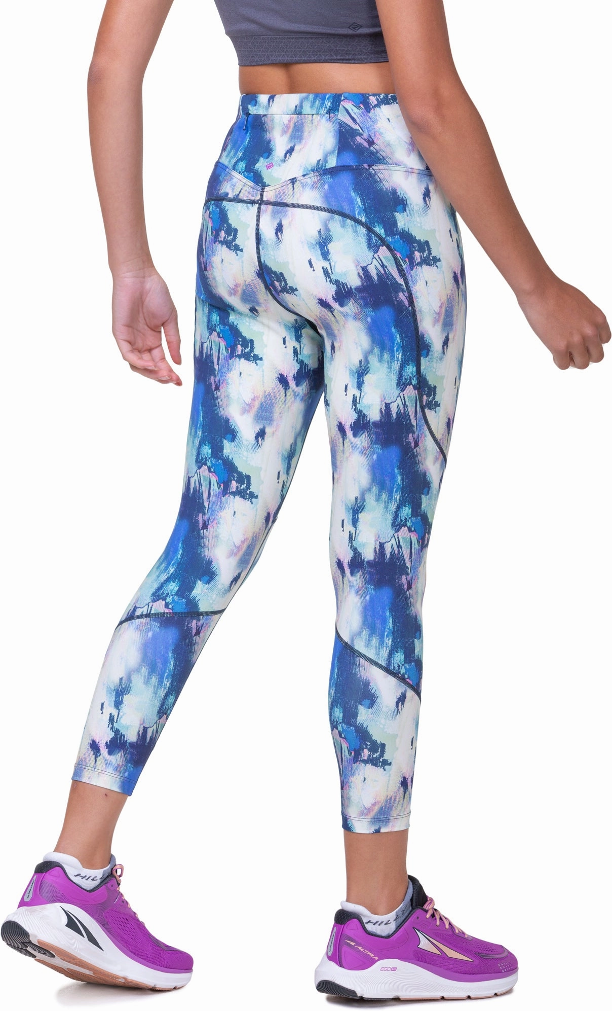 Quick Move Basic Style Ronhill Tech Womens 7/8 Running Tights - Blue