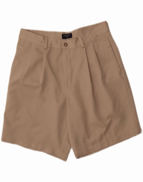 scarf Everyday Ready DOCKERS Mens Pegged Chino Shorts W32 Medium Beige Polyester