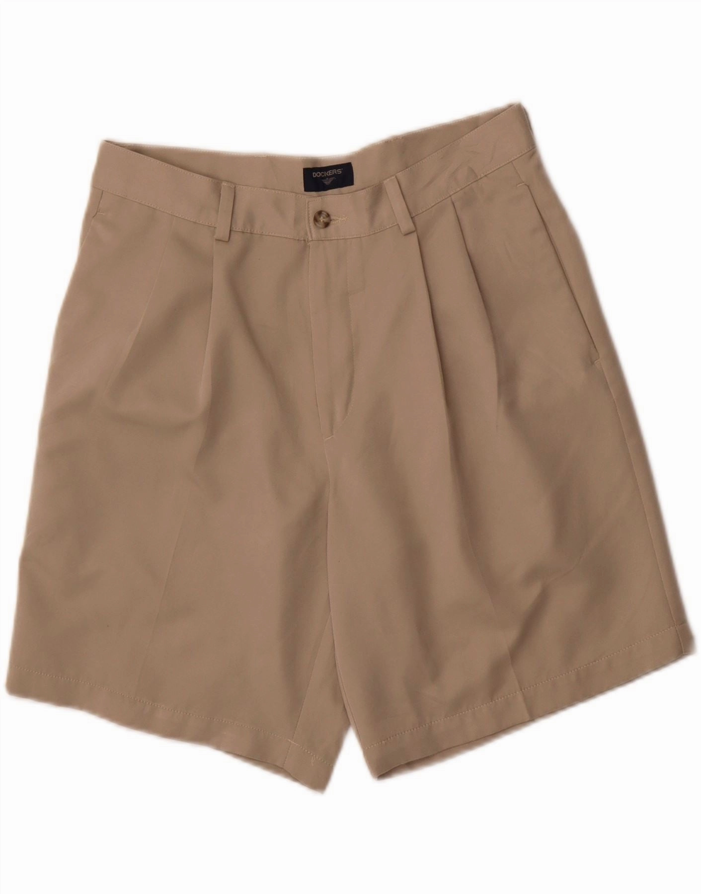 scarf Everyday Ready DOCKERS Mens Pegged Chino Shorts W32 Medium Beige Polyester