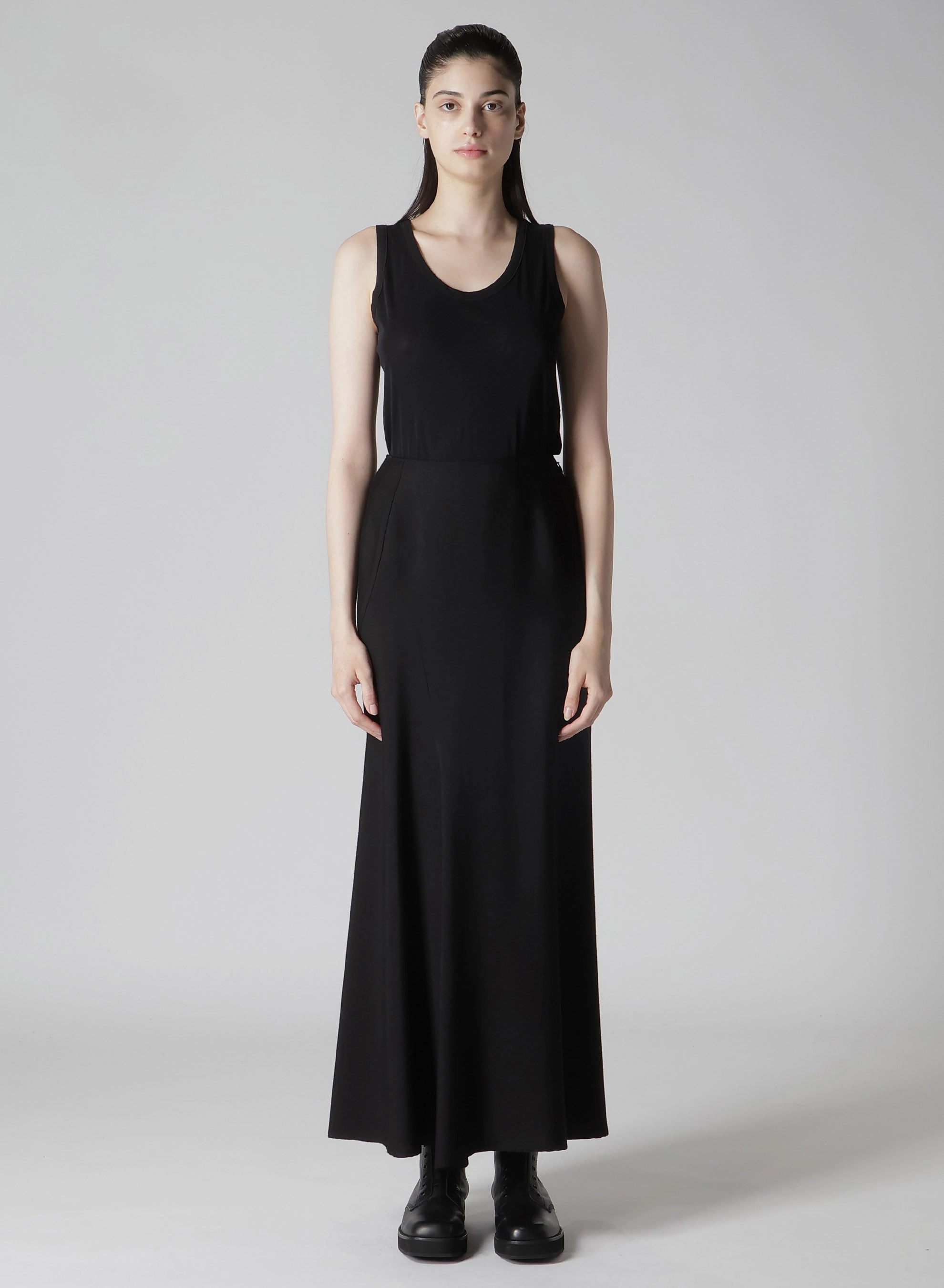 Quick Drying Ry/Si DOUBLE LAYER DIAGONAL PANEL SKIRT