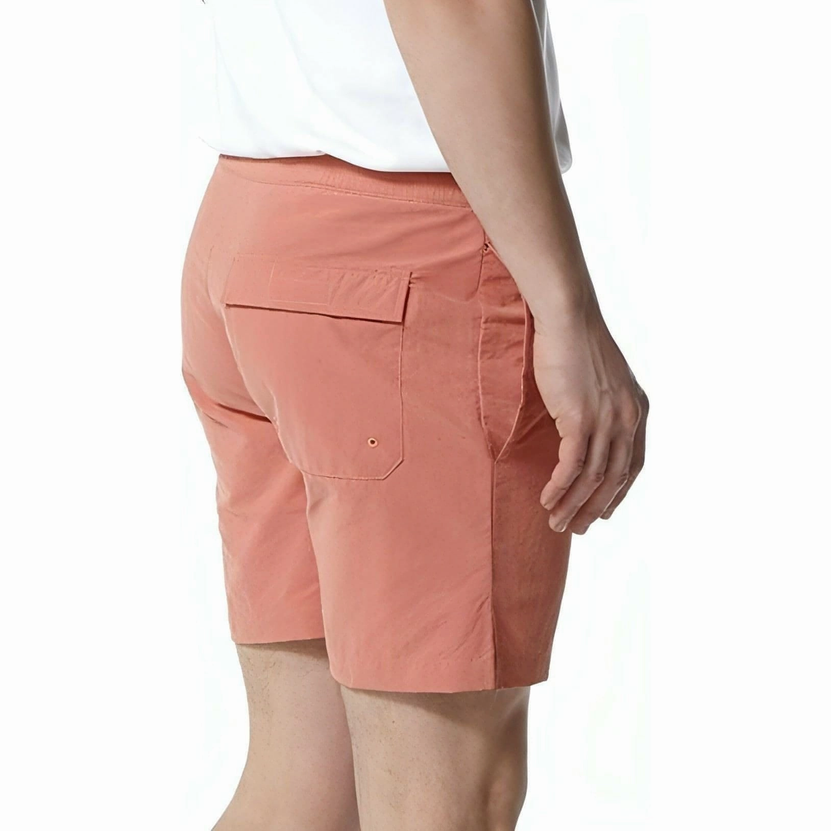 Craghoppers Cariati Mens Swim Shorts - Pink Moisture Wicking Interior Poolside-Chic