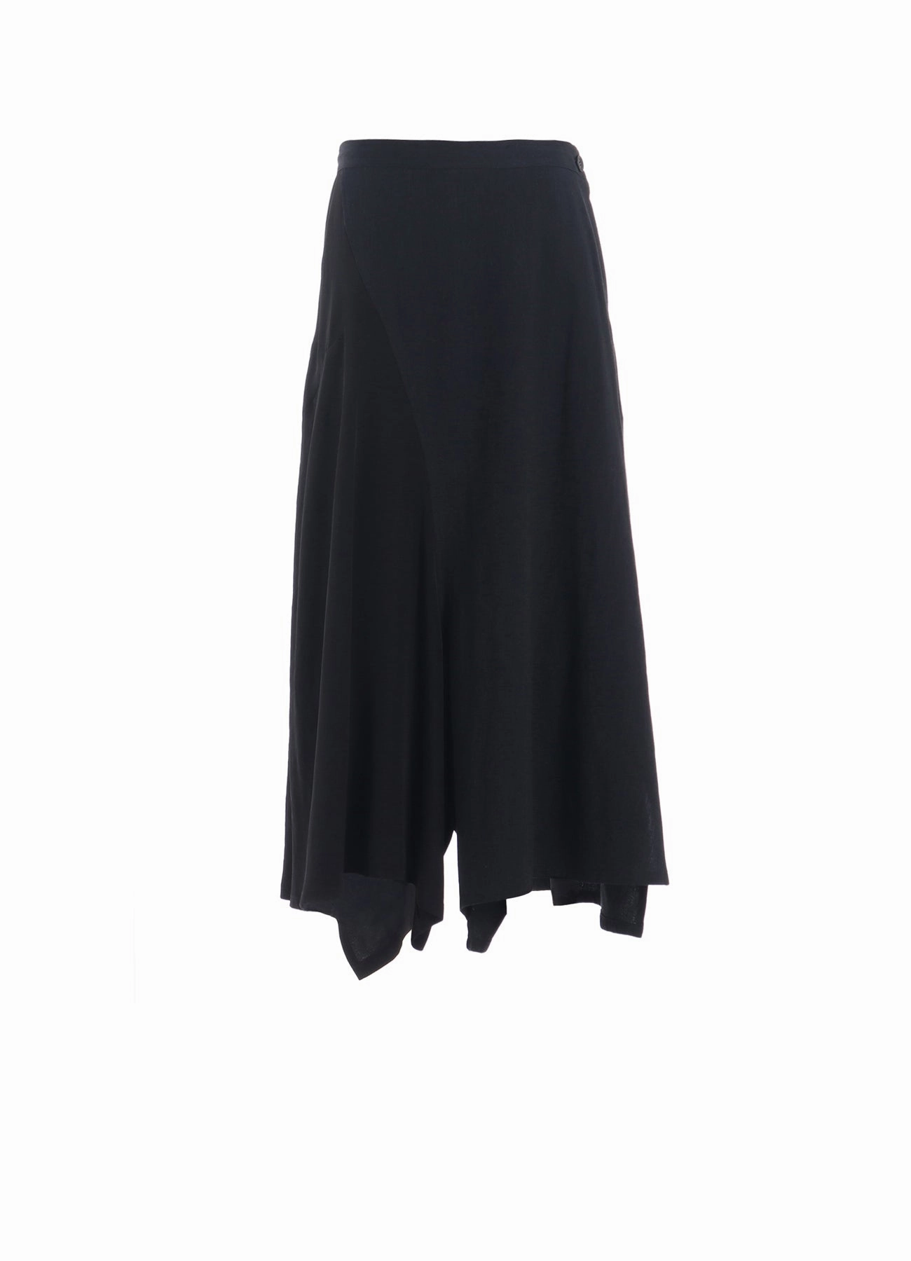 CREPE de CHINE/6oz DENIM RIGHT DART FLARE PANTS Clean Cut