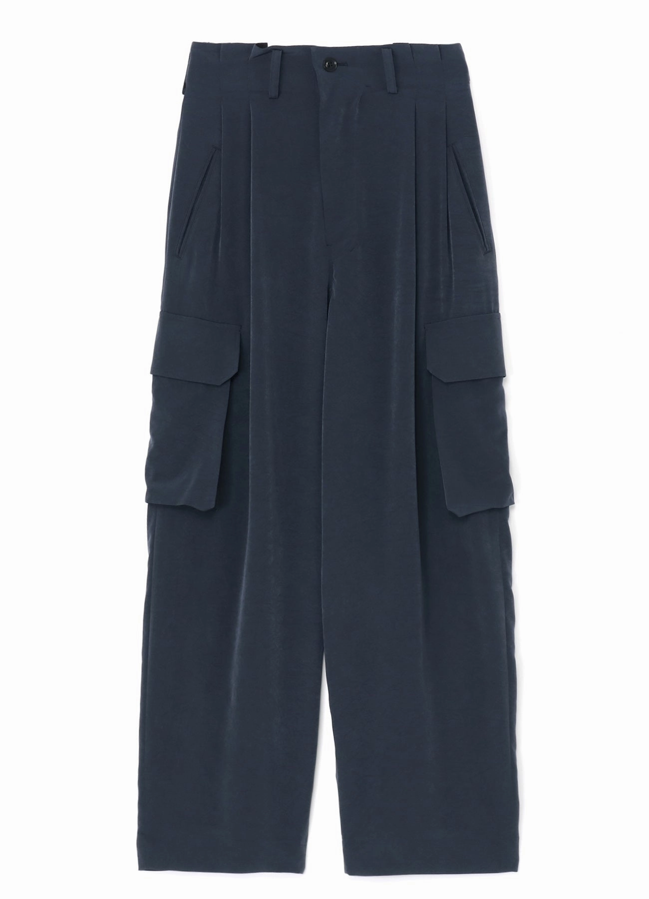 CREPE de CHINE CARGO PANTS Practical Style WaterRepellentCoating