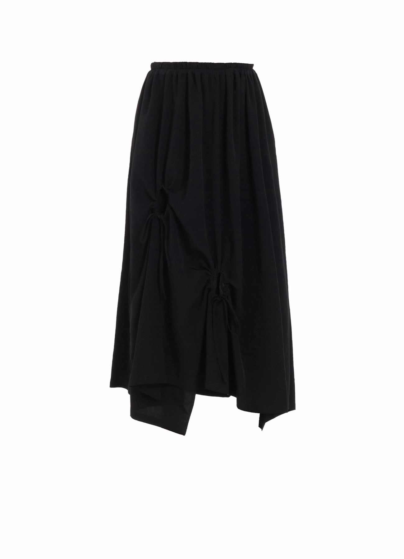 Cuffed hem CREPE de CHINE CIRCLE GATHERED SKIRT