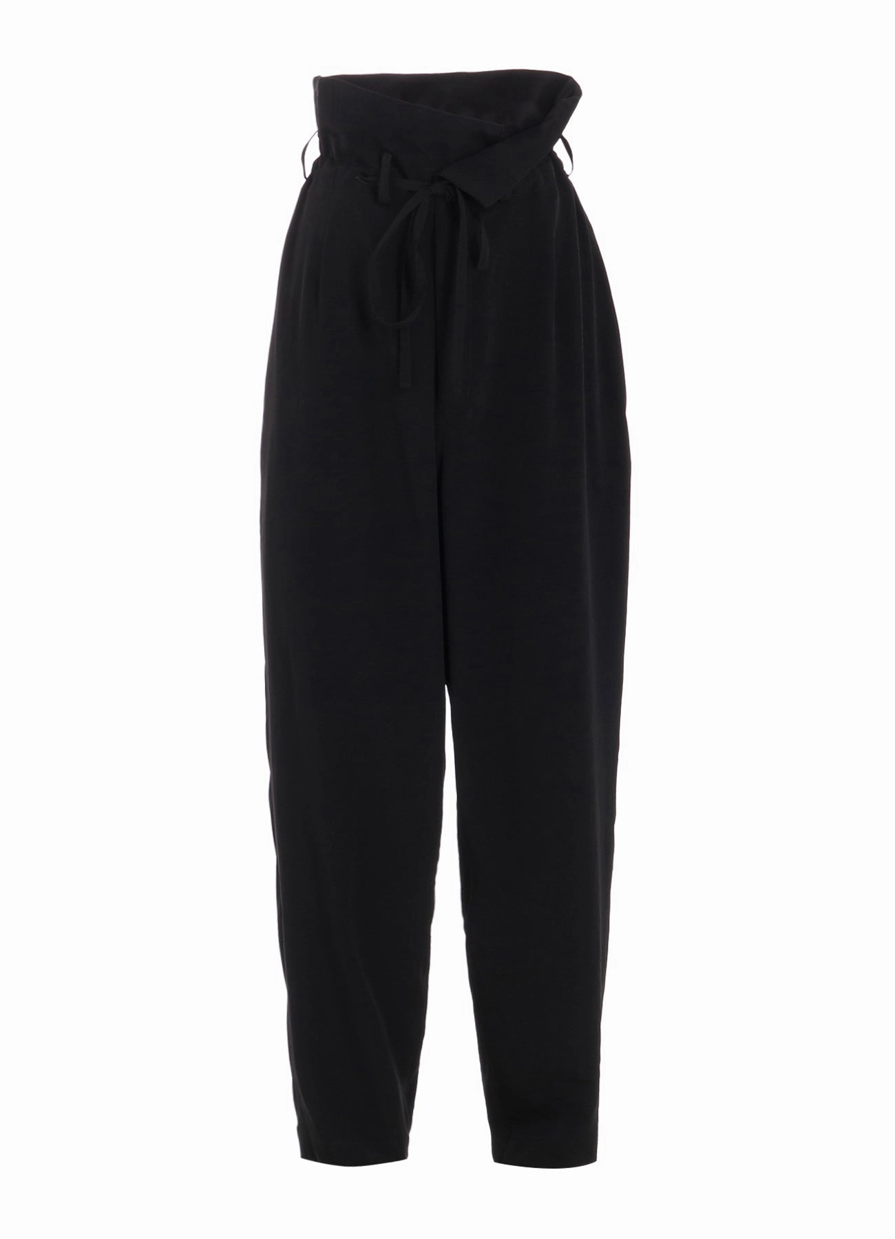 CREPE de CHINE HIGH WAIST PANTS Versatile Look