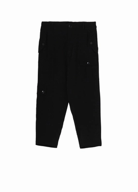 CREPE DE CHINE POCKET SLIM PANTS Practical Wear