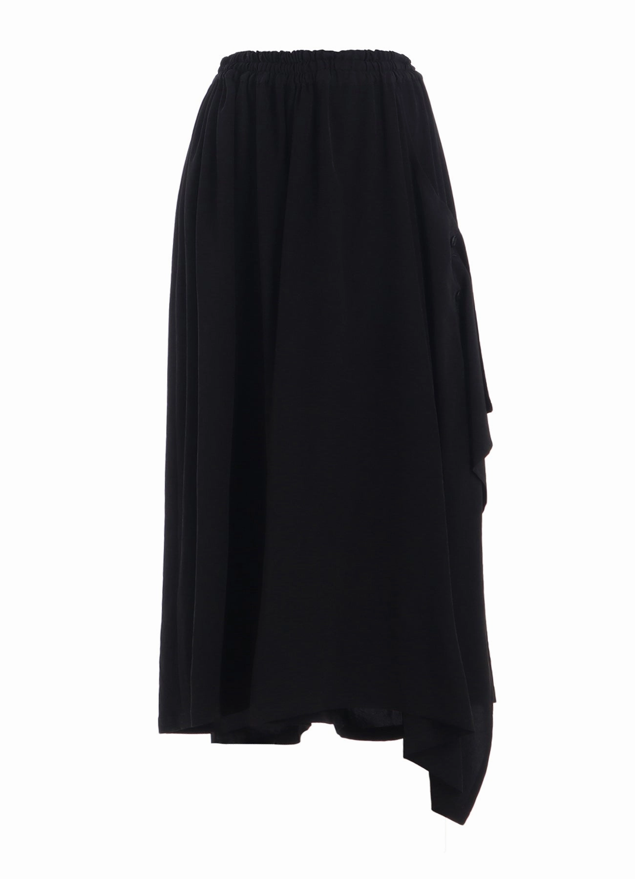 Durable Construction sporty wear CREPE de CHINE SIDE CLOTH ELASTIC PANTS