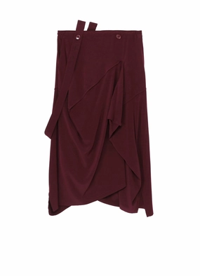 Lightweight Weave Outdoor Comfort CREPE DE CHINE SQUARE SKIRT