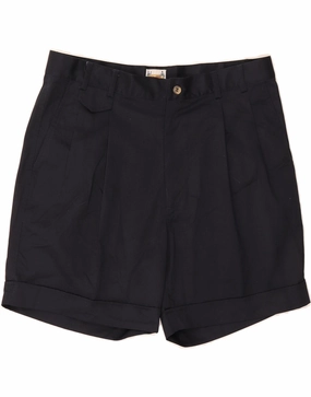 Bright Hues Flexible Fit Wear CORONA Mens Pegged Chino Shorts IT 52 XL W36  Navy Blue Polyester