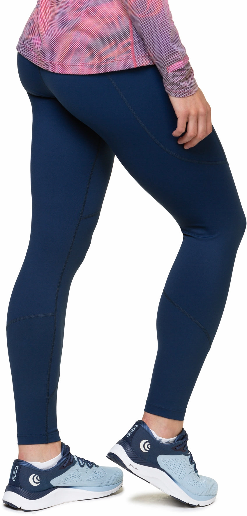 Ronhill Tech Womens Long Running Tights - Navy Seamless Design Weekend Trip Street Outfit