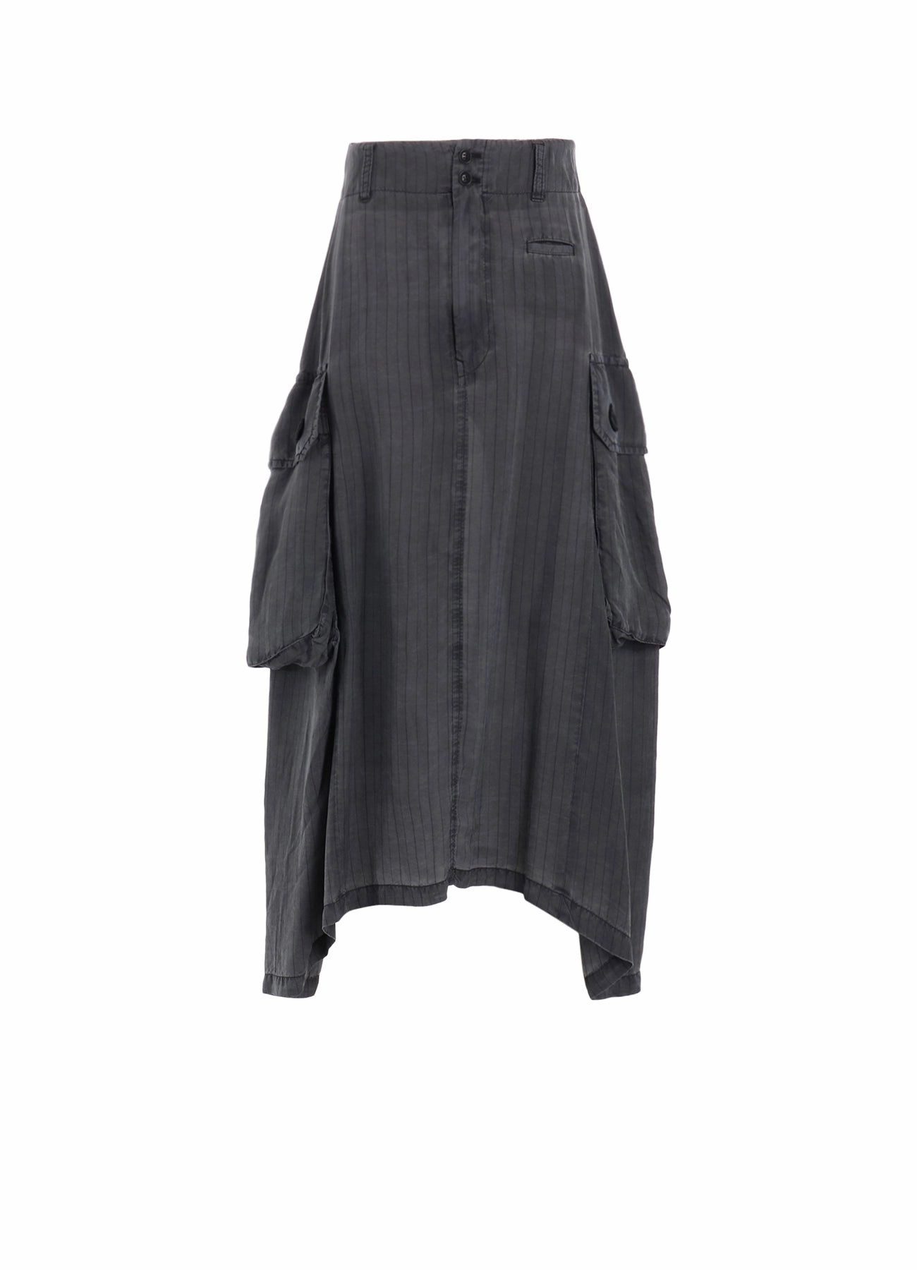 CUPRO STRIPE CARGO SKIRT Bootcut shape