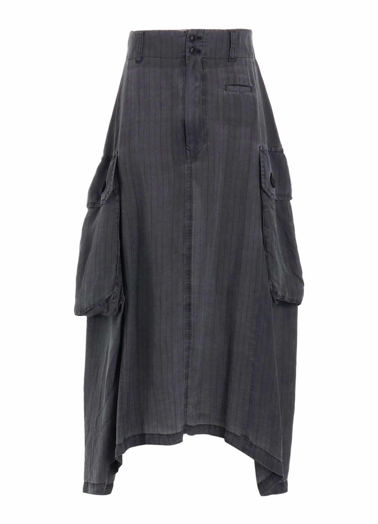 CUPRO STRIPE CARGO SKIRT Breathable mesh lining