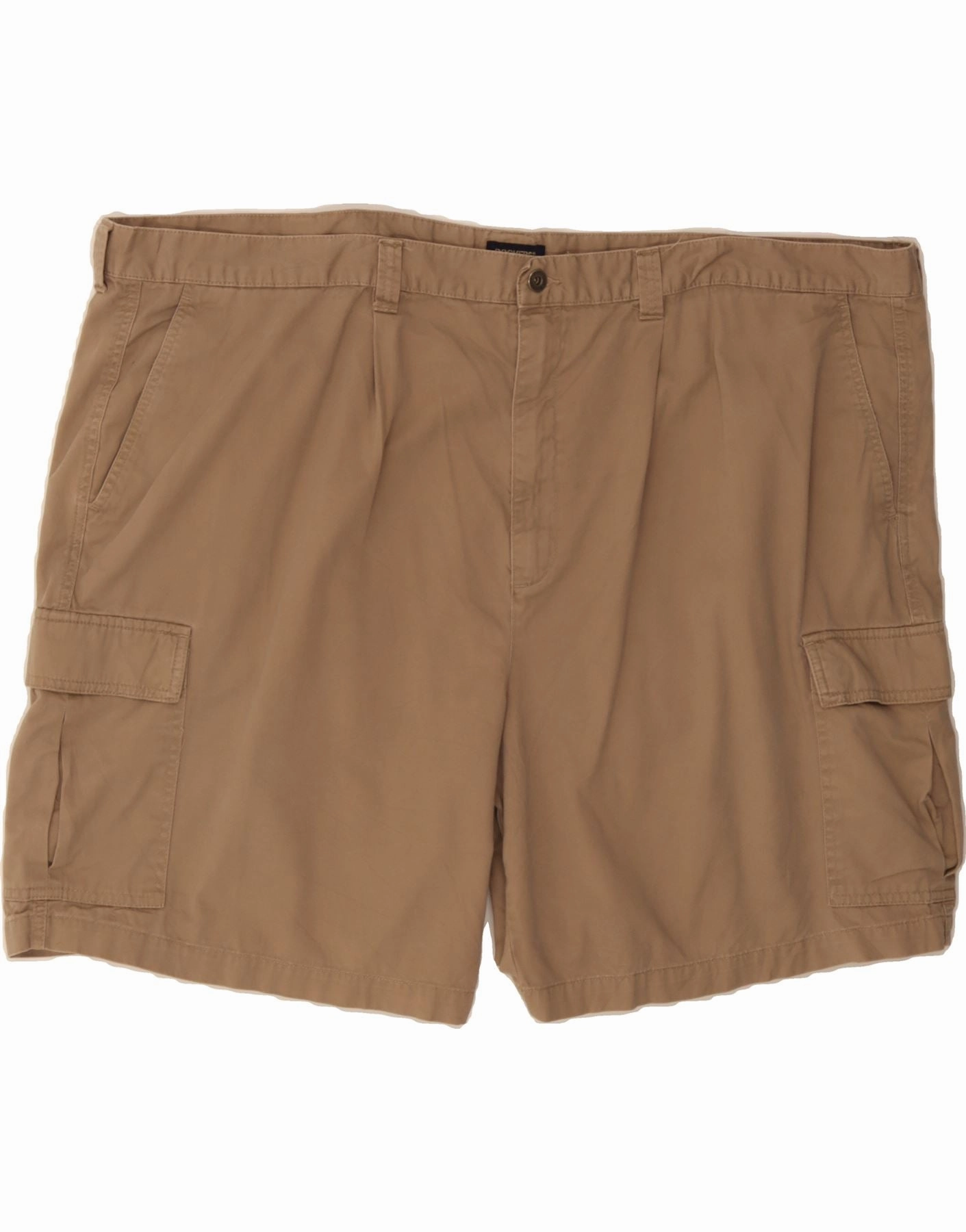 DOCKERS Mens Khakis Cargo Shorts 2XL W54 Beige Cotton Quick Fit Style Breezy Layer