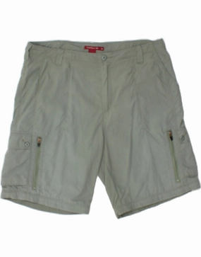 desert style VINTAGE Mens Cargo Shorts XL W38 Green Nylon