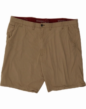 WRANGLER Mens Chino Shorts W46 3XL  Brown Sport Style Fit
