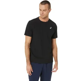 Lightweight Weave Fashion Outfit ASICS Mens Spiral Embroidery Tee