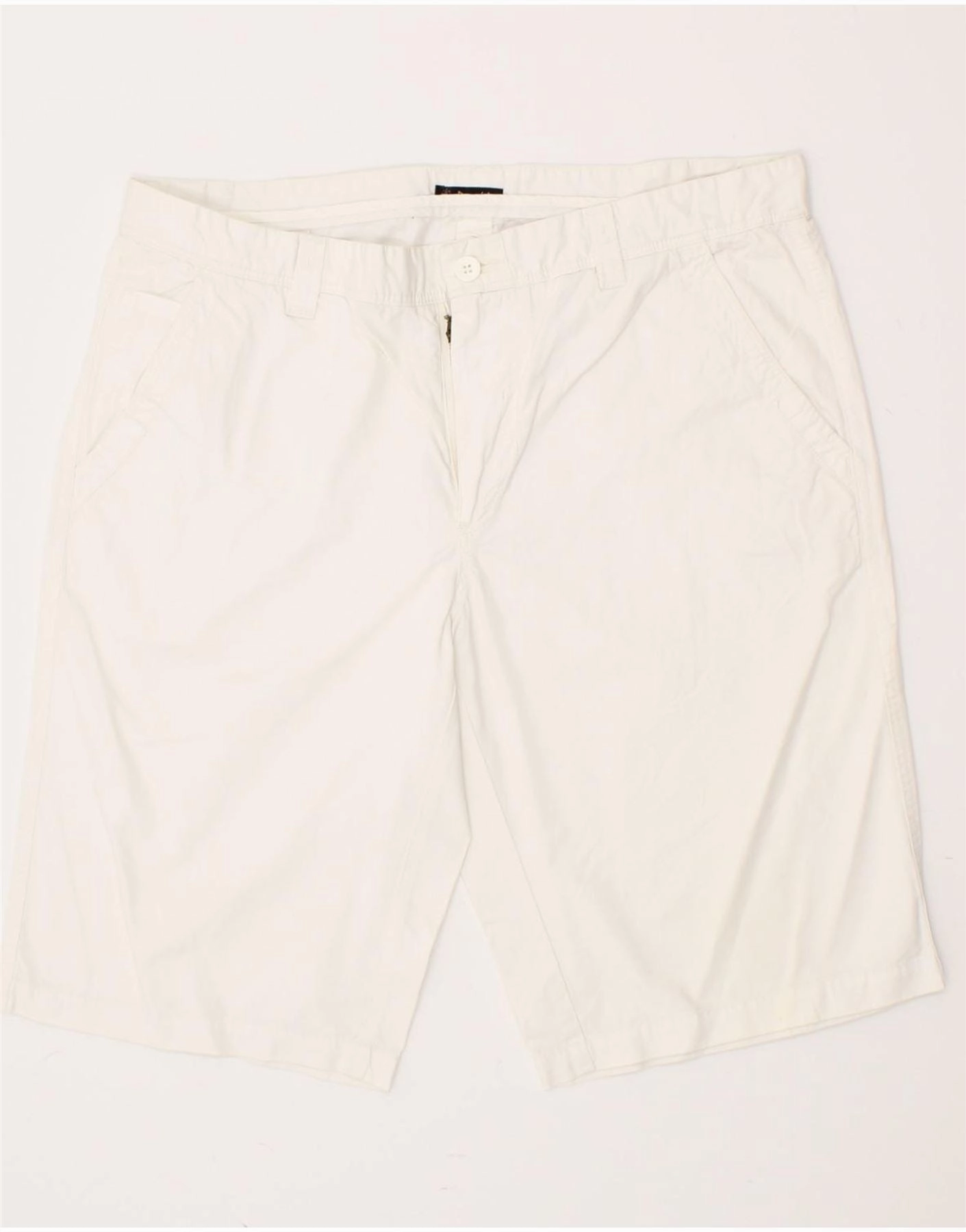 Fashion Fit Classic Style DACK'S Mens Chino Shorts IT 54 2XL W38  White Cotton
